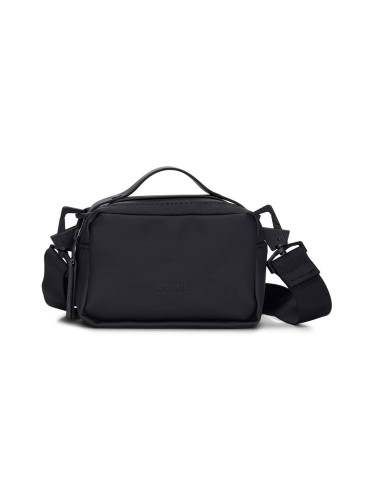 Rains Box Bag Micro Black Unisex - Раници и чанти Rains - Черен - 14120-01-One-size - Size: One size