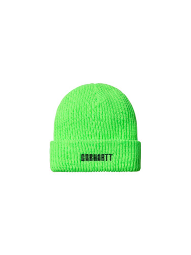 Carhartt WIP Industry Beanie Lumo Green Unisex - Чапки Carhartt WIP - Зелен - I034368_2N7_XX-One-size - Size: One size