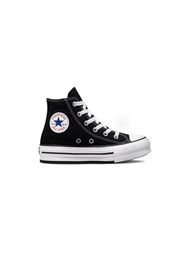 Converse Chuck Taylor All Star Lift Platform High Top Little Kids Деца - Спортни обувки Converse - Черен - 372859C-27 - Size: 27