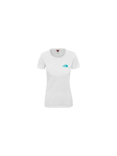The North Face W Bf Box Tee White NF0A4M5QK2K Жени - Тениски The North Face - Бял - NF0A4M5QK2K-XS - Size: XS