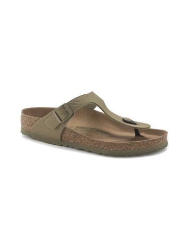 Birkenstock Gizeh Vegan Textile Regular Fit Unisex - Сандали Birkenstock - Зелен - 1023929-3.5 - Size: 3.5