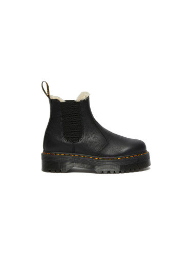 Dr. Martens 2976 Faux Fur Lined Platform Chelsea Boots Жени - Обувки Dr. Martens - Черен - DM25635001-3 - Size: 3
