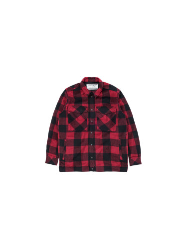 Onitsuka Tiger Flane Shirt Unisex - Риза Onitsuka Tiger - Червен - 2181A036-600-M - Size: M