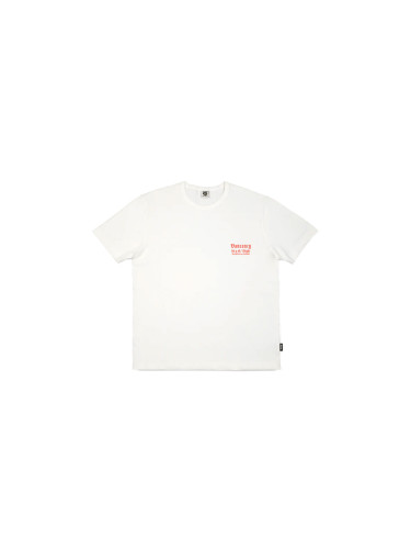 The Dudes Vacancy Premium T-Shirt Heavyweight Off-White Мъже - Тениски The Dudes - Бял - 17529-FW23-L - Size: L