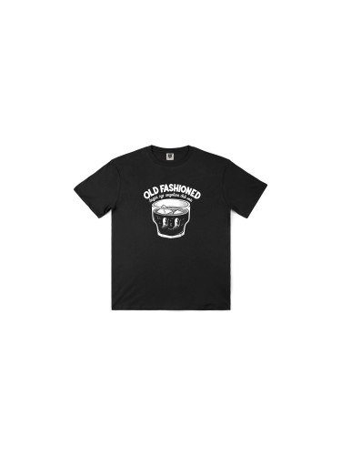 The Dudes Old Fashioned Classic T-Shirt Black Мъже - Тениски The Dudes - Черен - 109702-SS24-L - Size: L