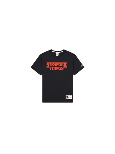 Champion x Stranger Things Men´s T-Shirt Black 217791-KK001 Мъже - Тениски Champion - Черен - 217791-KK001-M - Size: M