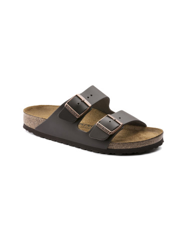 Birkenstock Arizona Natural Leather Regular Fit Brown Unisex - Сандали Birkenstock - Кафяв - 51101-2.5 - Size: 2.5