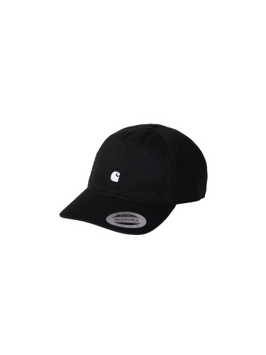 Carhartt WIP Madison Logo Cap Black White Unisex - Чапки Carhartt WIP - Черен - I023750_0D2_XX-One-size - Size: One size