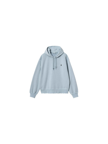 Carhartt WIP W' Hooded Nelson Sweatshirt Dusty Ice Жени - Суитшърти и блузи с качулка Carhartt WIP - Син - I032741_2BS_GD-S - Size: S