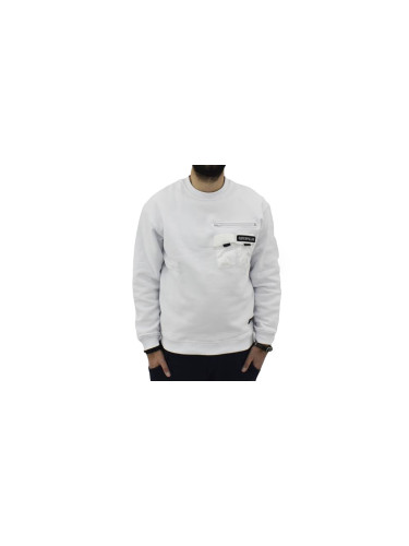 Caterpillar Multipocket Roundeck Hoodie White Мъже - Суитшърти и блузи с качулка Caterpillar - Бял - 2910520-WIT-L - Size: L