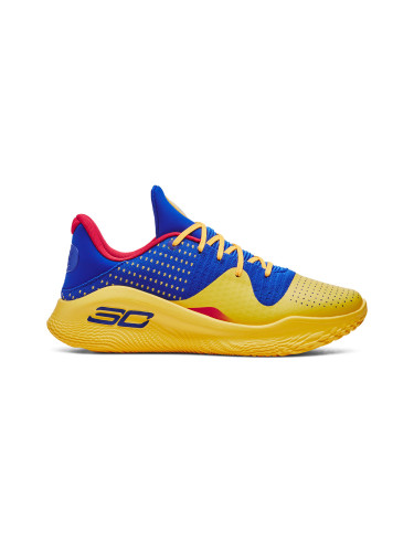 Under Armour Unisex Curry 4 Low FloTro Мъже - Спортни обувки Under Armour - Син - 3026620-400-12.5 - Size: 12.5