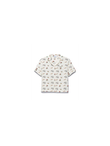 Vans Anaheim Sidewall Buttondown Top Жени - Риза Vans - Бял - VN00039P3KS-L - Size: L
