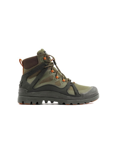 Palladium Pampa Lite+ Cage WP+ Olive Night Мъже - Обувки Palladium - Зелен - 08845-325-M-9.5 - Size: 9.5