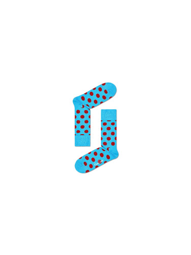 Happy Socks Big Dot Sock Blue Unisex - Чорапи Happy Socks - Син - BDO01-6200-4-7 - Size: 4-7