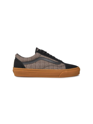 Vans Old Skool Herringbone Black/Brown Мъже - Спортни обувки Vans - Черен - VN000CP5YS81-7 - Size: 7