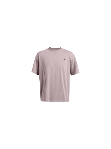 Under Armour M Icon Heavyweight Oversized Logo Wash Short Sleeve Purple Мъже - Тениски Under Armour - Лилав - 1389147-015-L - Size: L