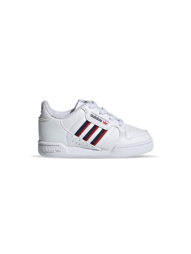 adidas Continental 80 Stripes White S42613 Деца - Спортни обувки adidas Originals - Бял - S42613-22 - Size: 22