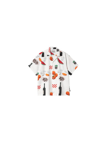 Carhartt WIP S/S Isis Maria Dinner Shirt White Мъже - Риза Carhartt WIP - Бял - I033071_23I_XX-XL - Size: XL