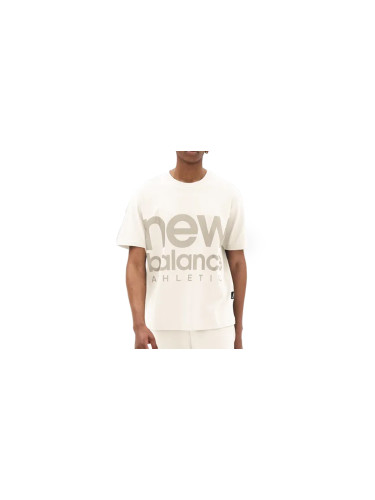 New Balance Athletics Unisex Out of Bounds Tee Unisex - Тениски New Balance - Бял - UT23505SST-XS/S - Size: XS/S