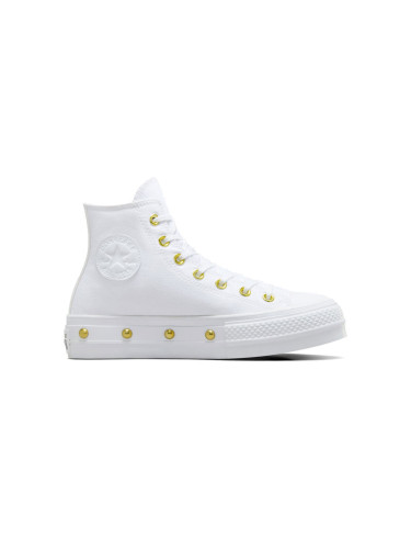 Converse Chuck Taylor All Star Lift Platform Star Studded Жени - Спортни обувки Converse - Бял - A06787C-4 - Size: 4