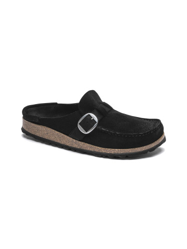 Birkenstock Buckley Suede Leather Narrow Fit Black Жени - Сандали Birkenstock - Черен - 1017826-7 - Size: 7