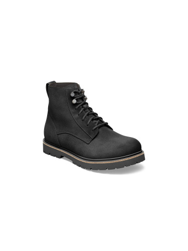 Birkenstock Highwood Lace Mid Men Suede Leather Narrow Fit Black Мъже - Обувки Birkenstock - Черен - 1028932-10.5 - Size: 10.5
