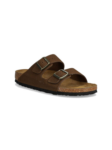 Birkenstock Arizona Suede Corduroy Regular Fit Brown Жени - Сандали Birkenstock - Кафяв - 1028280-11.5 - Size: 11.5