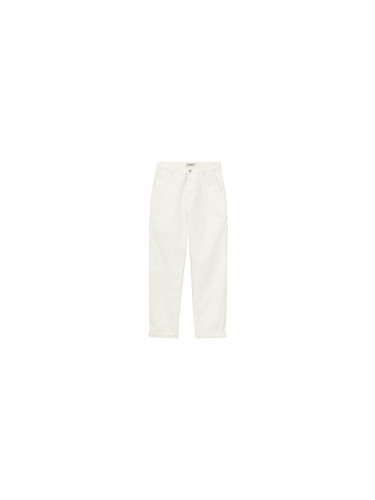 Carhartt WIP W' Pierce Pant Wax rinsed Жени - Панталони Carhartt WIP - Бял - I028635_D6_02-27 - Size: 27