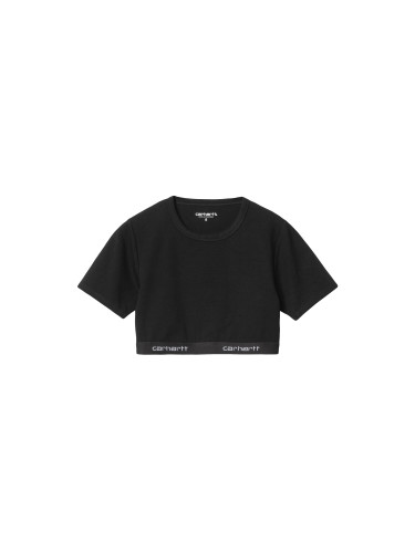Carhartt WIP Script Crop Top W Жени - Тениски Carhartt WIP - Черен - I033222_89_XX-XS - Size: XS