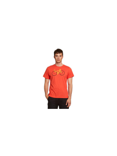 Dedicated T-shirt Stockholm Cyclopath Pale Red Мъже - Тениски Dedicated - Червен - 18284-S - Size: S