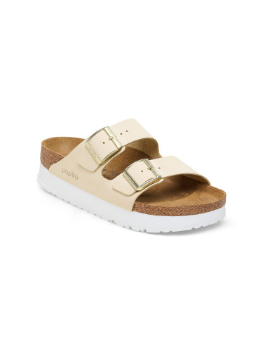 Birkenstock Arizona PAP Flex Platform Nubuck Leather Narrow Fit Жени - Сандали Birkenstock - Жълт - 1026924-8 - Size: 8