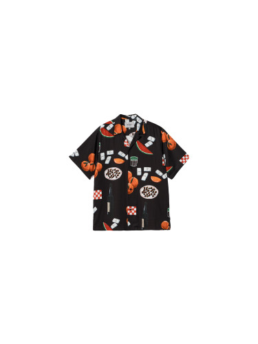 Carhartt WIP S/S Isis Maria Dinner Shirt Black Мъже - Риза Carhartt WIP - Черен - I033071_23J_XX-L - Size: L
