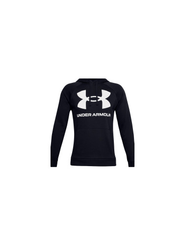 Under Armour Rival Fleece Big Logo Hoodie Black Мъже - Суитшърти и блузи с качулка Under Armour - Черен - 1357093-001-L - Size: L