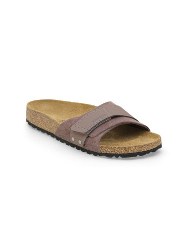 Birkenstock Oita Suede Leather Narrow Fit Жени - Сандали Birkenstock - Лилав - 1028026-3.5 - Size: 3.5
