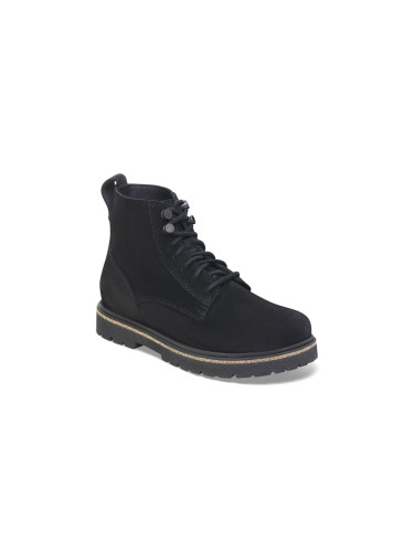 Birkenstock Highwood Lace Mid Women Suede Leather Regular Fit Black Жени - Обувки Birkenstock - Черен - 1028930-5 - Size: 5