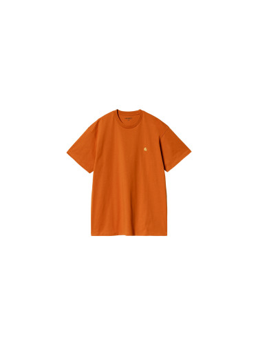 Carhartt WIP S/S Chase T-Shirt Turmeric Мъже - Тениски Carhartt WIP - Оранжев - I026391_2GP_XX-S - Size: S
