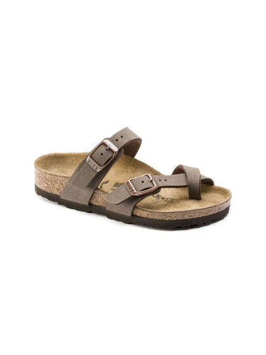Birkenstock Mayari Kids Birko-Flor Birkibuc Regular Fit Жени,Деца - Сандали Birkenstock - Кафяв - 1015552-30 - Size: 30