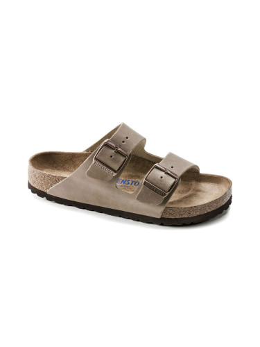 Birkenstock Arizona Soft Footbed Oiled Nubuck Leather Narrow Fit Brown Unisex - Сандали Birkenstock - Кафяв - 552813-2.5 - Size: 2.5