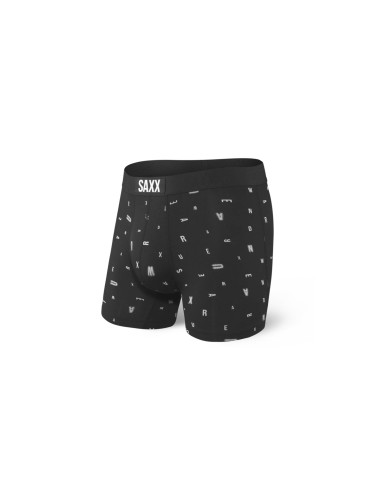 Saxx Vibe Boxer Brief Black Eye Chart  Мъже - Бельо Saxx - Черен - SXBM35BEY-S - Size: S
