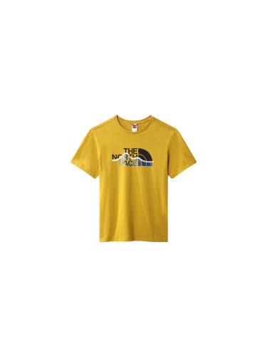The North Face M Mountain Line T-shirt Мъже - Тениски The North Face - Жълт - NF0A7X1N76S-S - Size: S