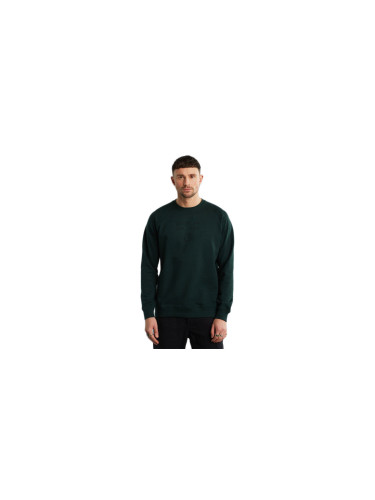 Dedicated Sweatshirt Malmoe Local Planet Dark Green Мъже - Суитшърти и блузи с качулка Dedicated - Зелен - 18824-S - Size: S