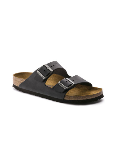 Birkenstock Arizona NU Oiled Black Narrow Fit Unisex - Сандали Birkenstock - Черен - 552113-2.5 - Size: 2.5