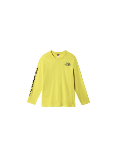 The North Face M Coordinates L/S Tee Acid Yellow Мъже - Тениски The North Face - Жълт - NF0A5IG9760-L - Size: L