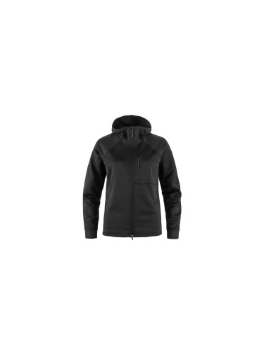 Fjällräven Abisko Grid Fleece Hoodie W Жени - Суитшърти и блузи с качулка Fjällräven - Черен - F14600184-550-L - Size: L