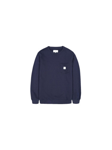 Makia Square Pocket Sweatshirt M Blue Мъже - Суитшърти и блузи с качулка Makia - Син - M41073_661-L - Size: L