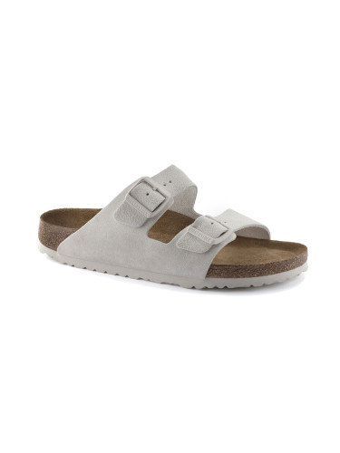 Birkenstock Arizona Soft Footbed Suede Leather Regular Fit Grey Мъже - Сандали Birkenstock - Сив - 1024554-2.5 - Size: 2.5