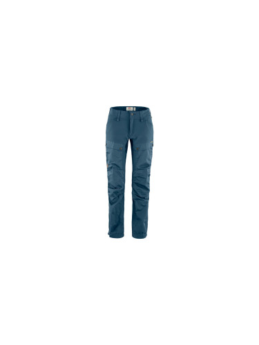 Fjällräven Keb Trousers Curved W Short Blue F89852S-534 Жени - Панталони Fjällräven - Син - F89852S-534-32 - Size: 32