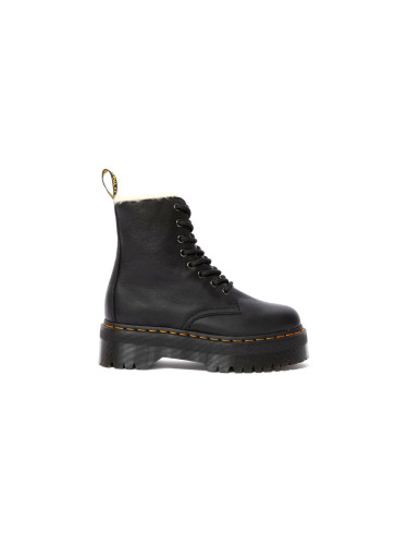 Dr. Martens Jadon Faux Fur Lined platform boots Unisex - Обувки Dr. Martens - Черен - DM25637001-4 - Size: 4
