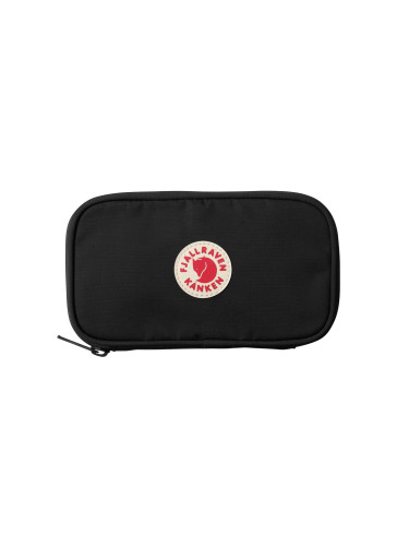 Fjällräven Kånken Travel Wallet Black Unisex - Портфейли Fjällräven - Черен - F23781-550-One-size - Size: One size