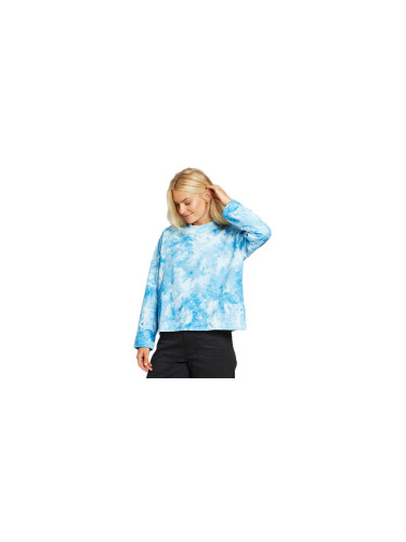 Dedicated Loose Sweatshirt Lerdala Tie Dye Blue Жени - Суитшърти и блузи с качулка Dedicated - Син - 18265-M - Size: M